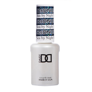 DND Gel Nail Polish Duo - 526 Glitter Colors - Sea by Night