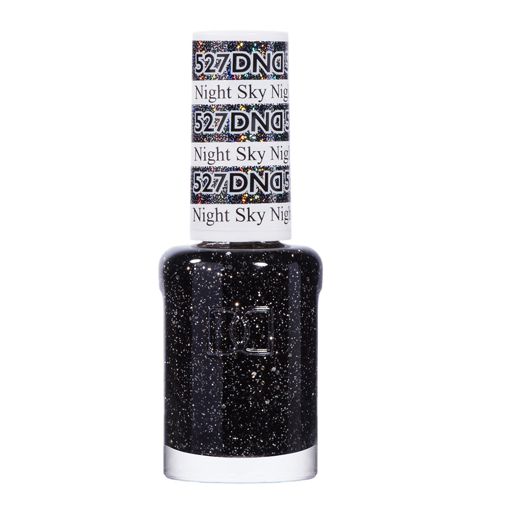 DND Gel Nail Polish Duo - 527 Glitter Colors - Night Sky