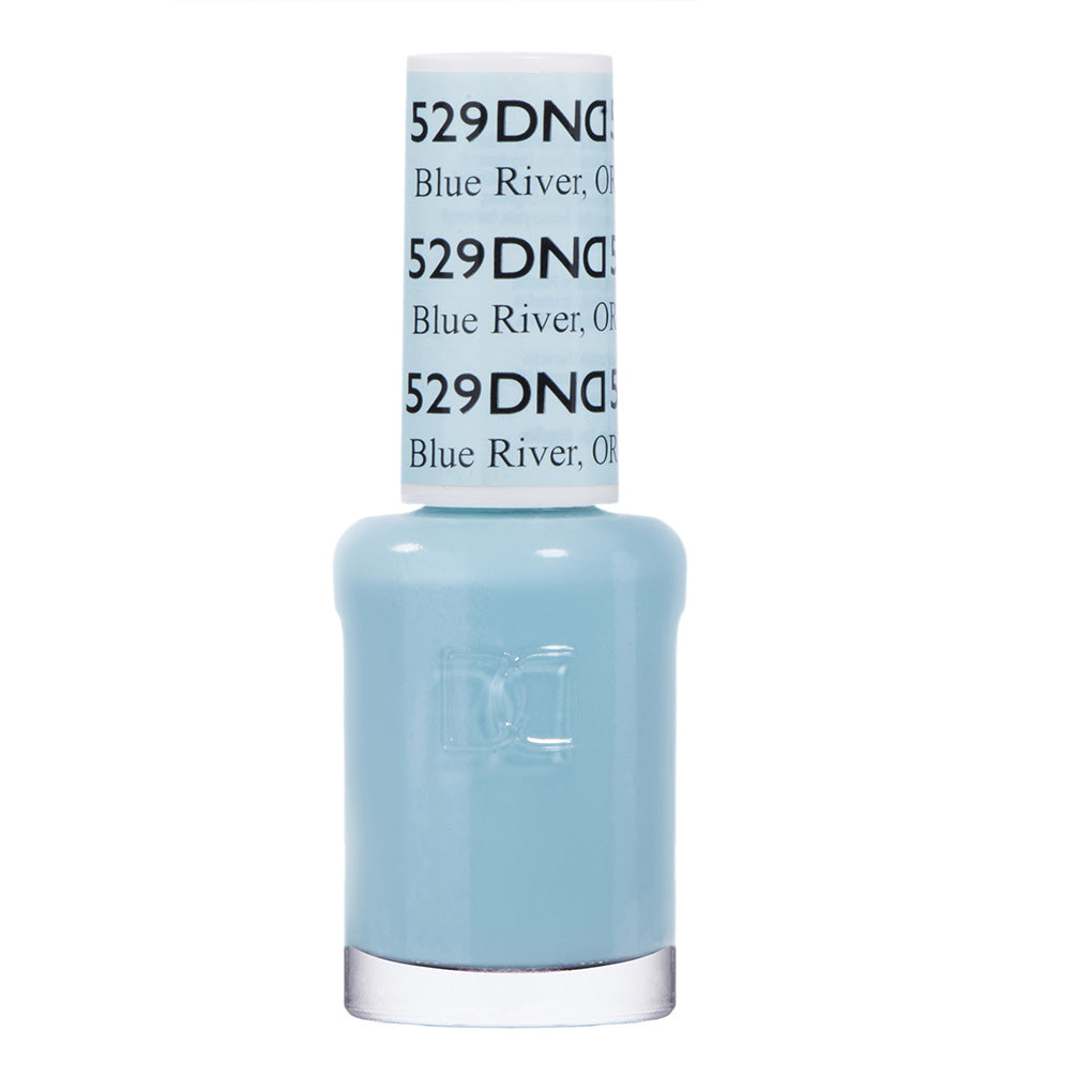 DND Gel Nail Polish Duo - 529 Blue Colors - Blue River, OR