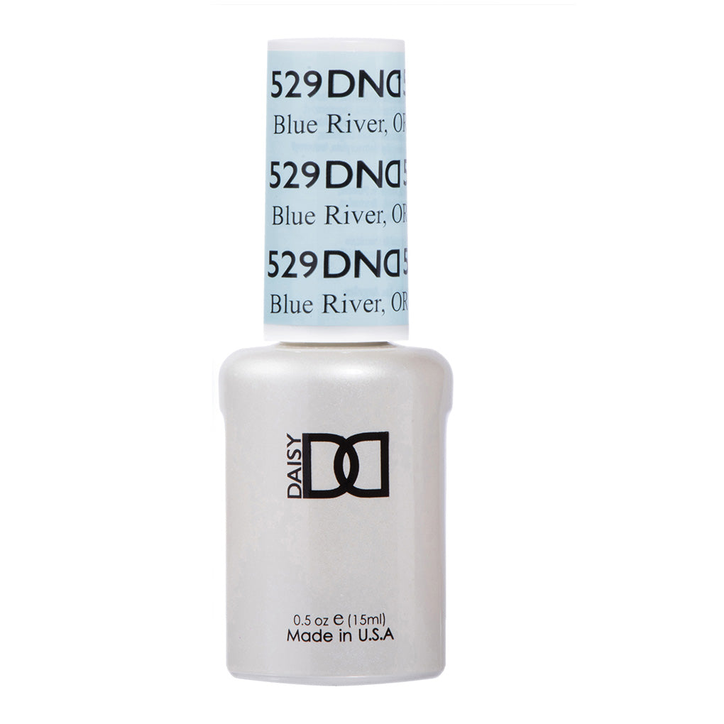 DND Gel Nail Polish Duo - 529 Blue Colors - Blue River, OR