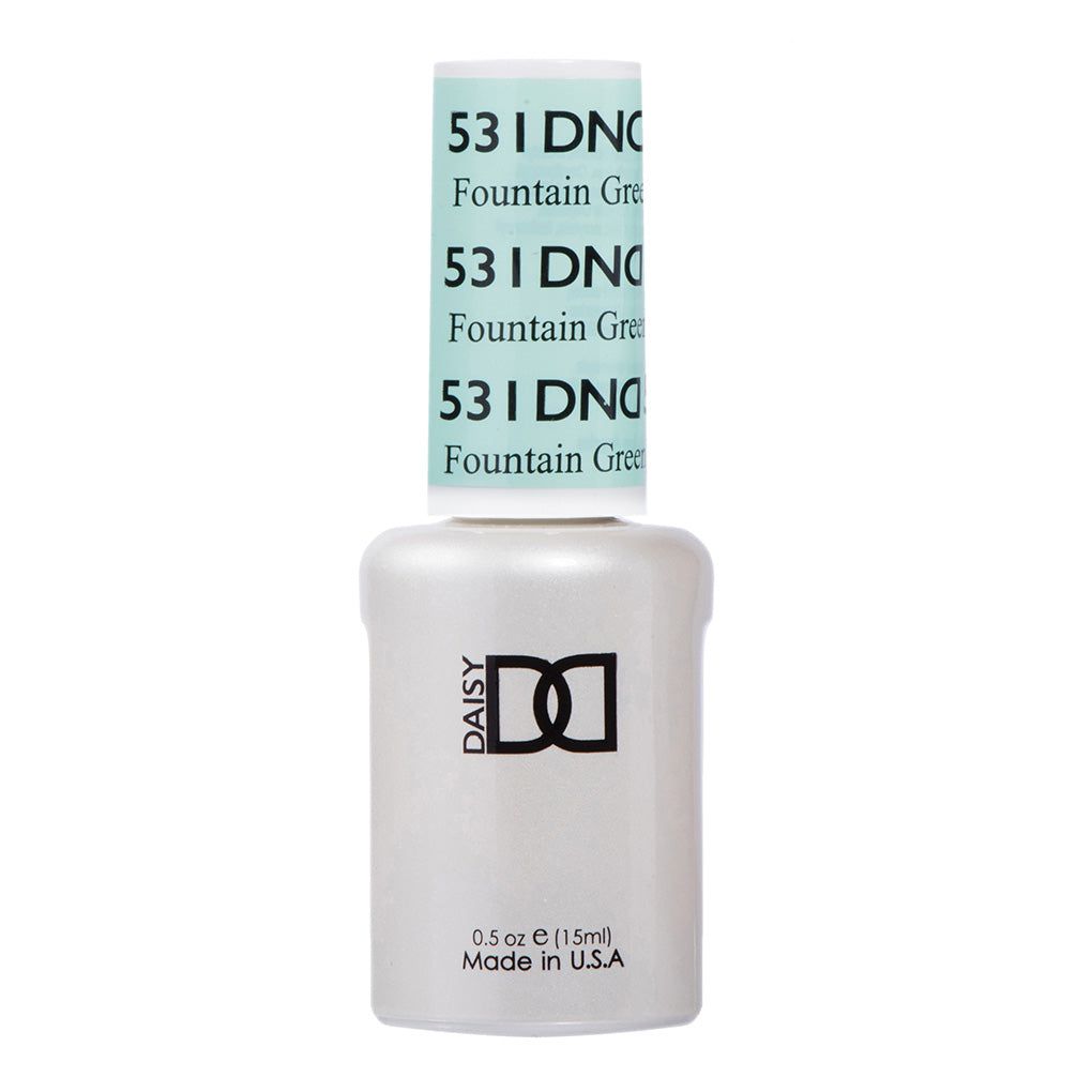 DND Gel Nail Polish Duo - 531 Green Colors - Fountain Green, UT