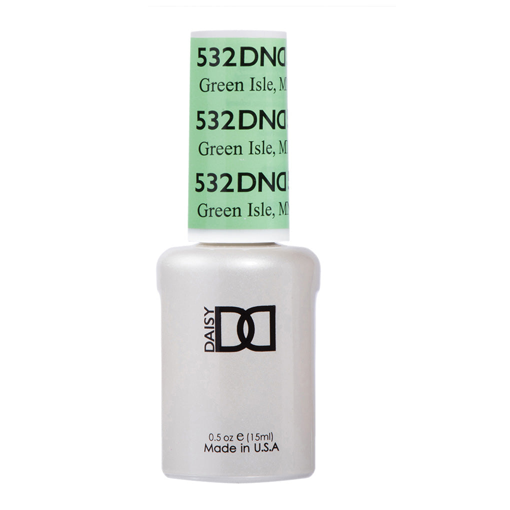 DND Gel Nail Polish Duo - 532 Green Colors - Green Isle, MN