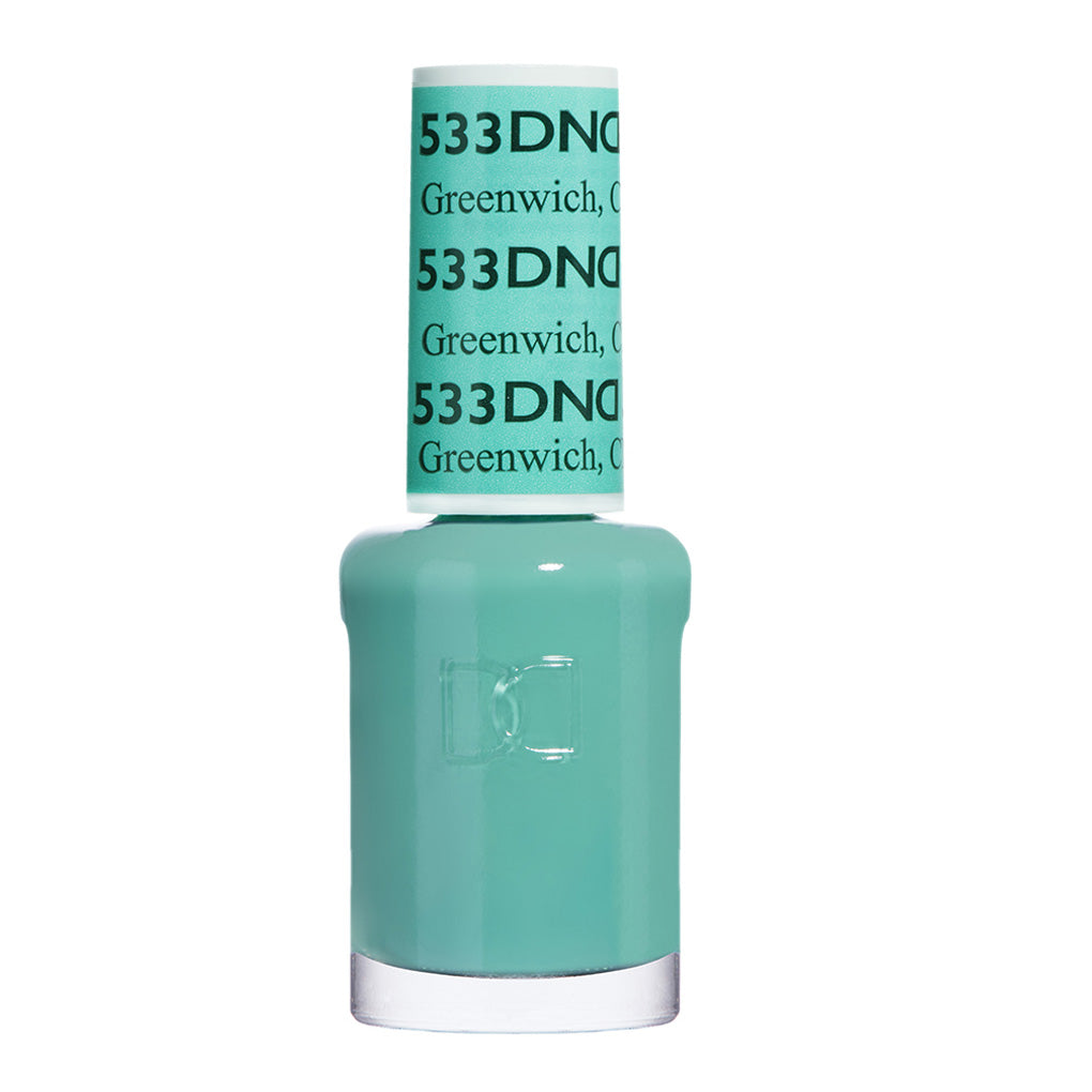 DND Gel Nail Polish Duo - 533 Green Colors - Greenwich, CN