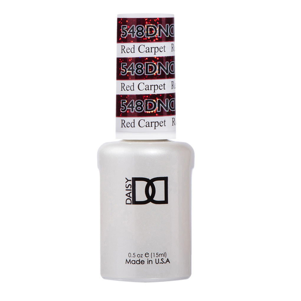 DND Gel Nail Polish Duo - 548 Red Colors - Red Carpet