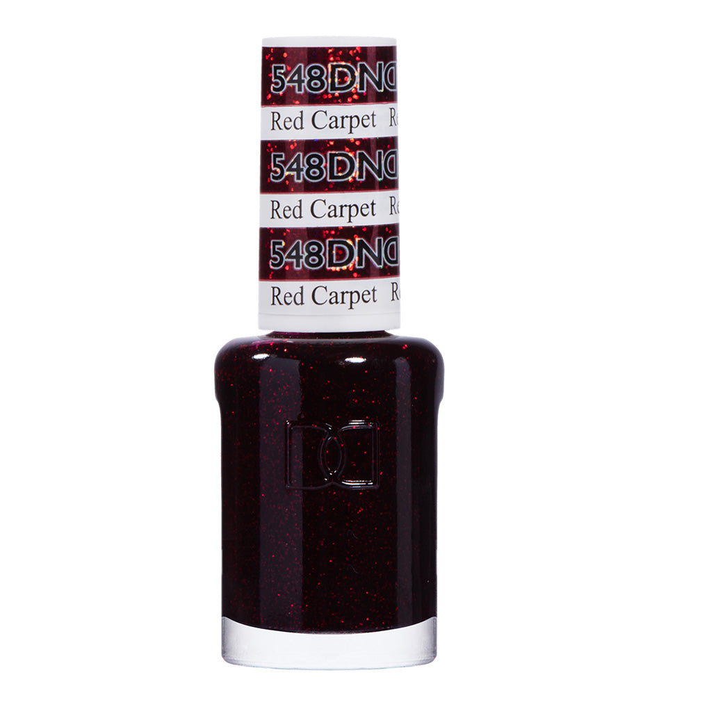 DND Gel Nail Polish Duo - 548 Red Colors - Red Carpet