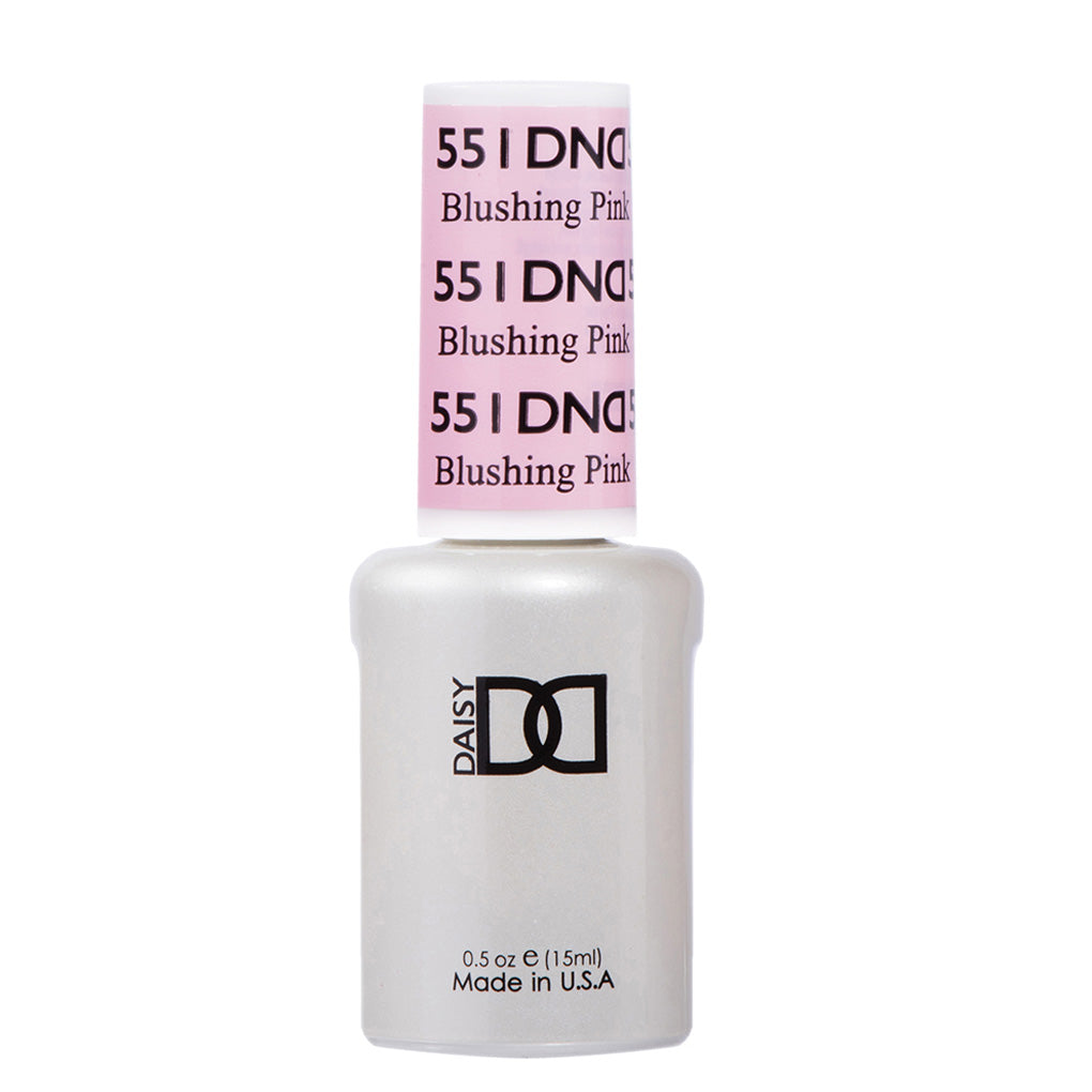 DND Gel Nail Polish Duo - 551 Pink Colors - Blushing Pink