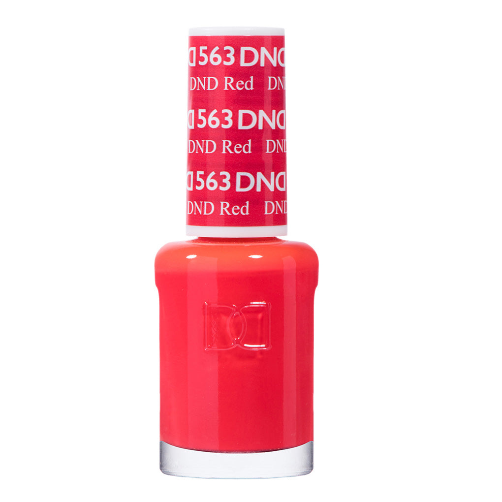 DND Gel Nail Polish Duo - 563 Red Colors - DND Red