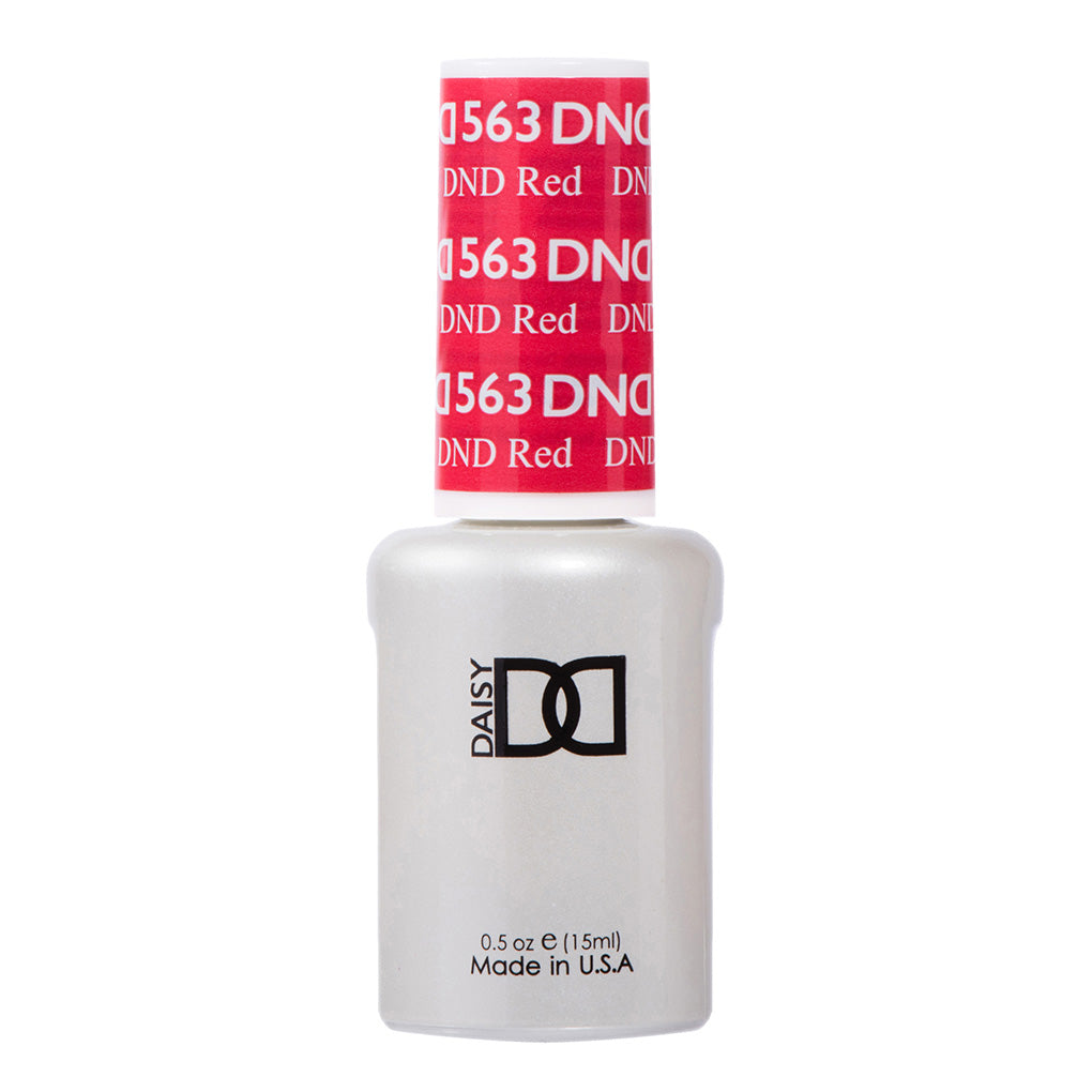 DND Gel Nail Polish Duo - 563 Red Colors - DND Red