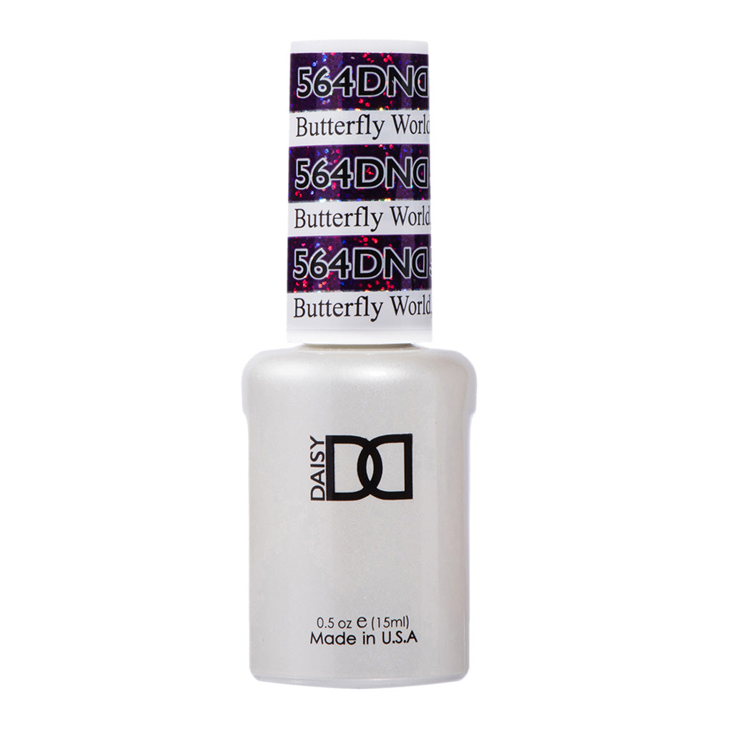 DND Gel Nail Polish Duo - 564 Purple Colors - Butterfly World, FL