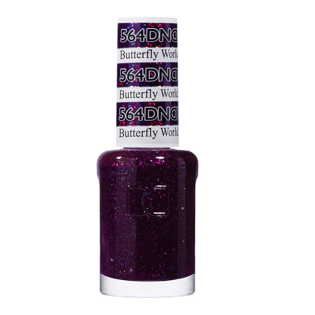 DND Gel Nail Polish Duo - 564 Purple Colors - Butterfly World, FL