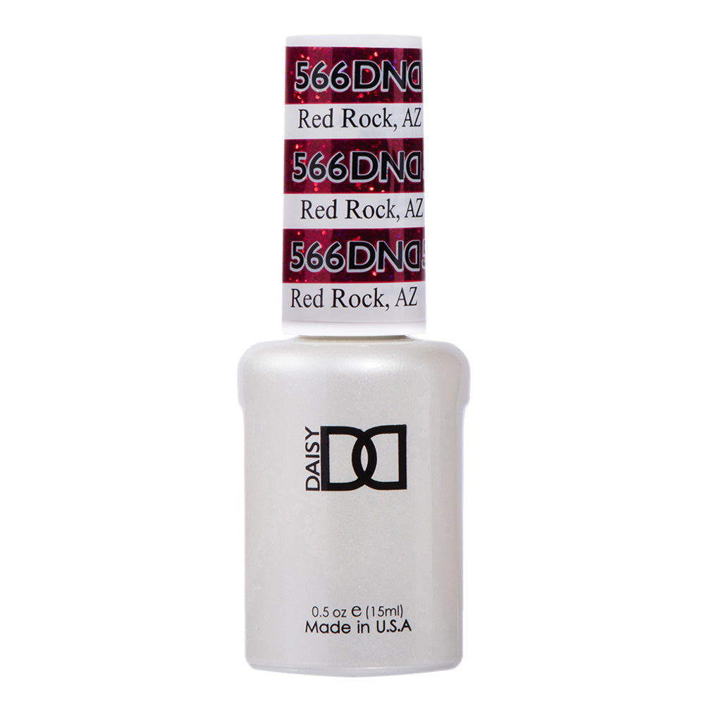 DND Gel Nail Polish Duo - 566 Red Colors - Red Rock, AZ