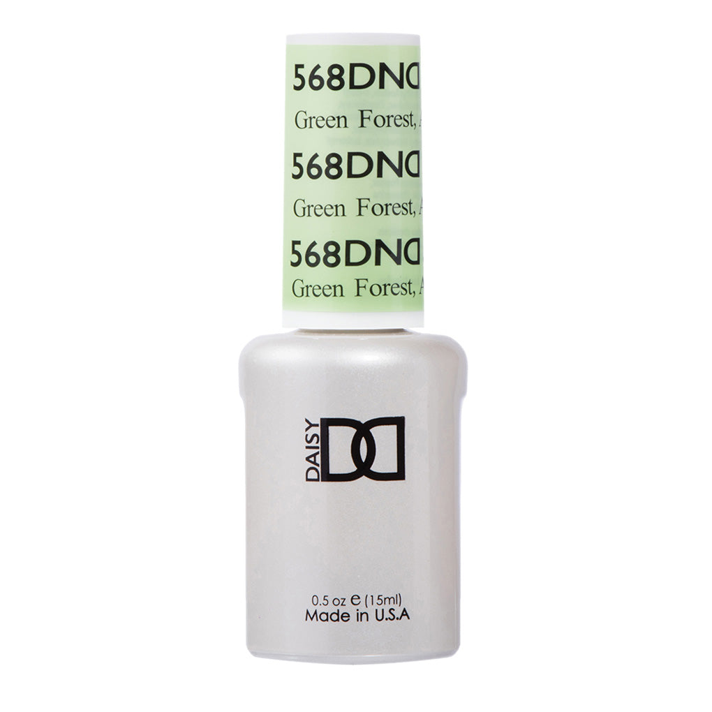 DND Gel Nail Polish Duo - 568 Green Colors - Green Forest, AK