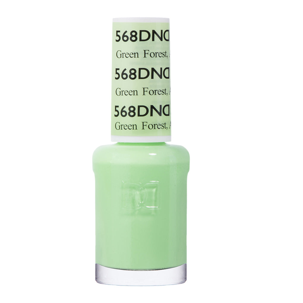 DND Gel Nail Polish Duo - 568 Green Colors - Green Forest, AK