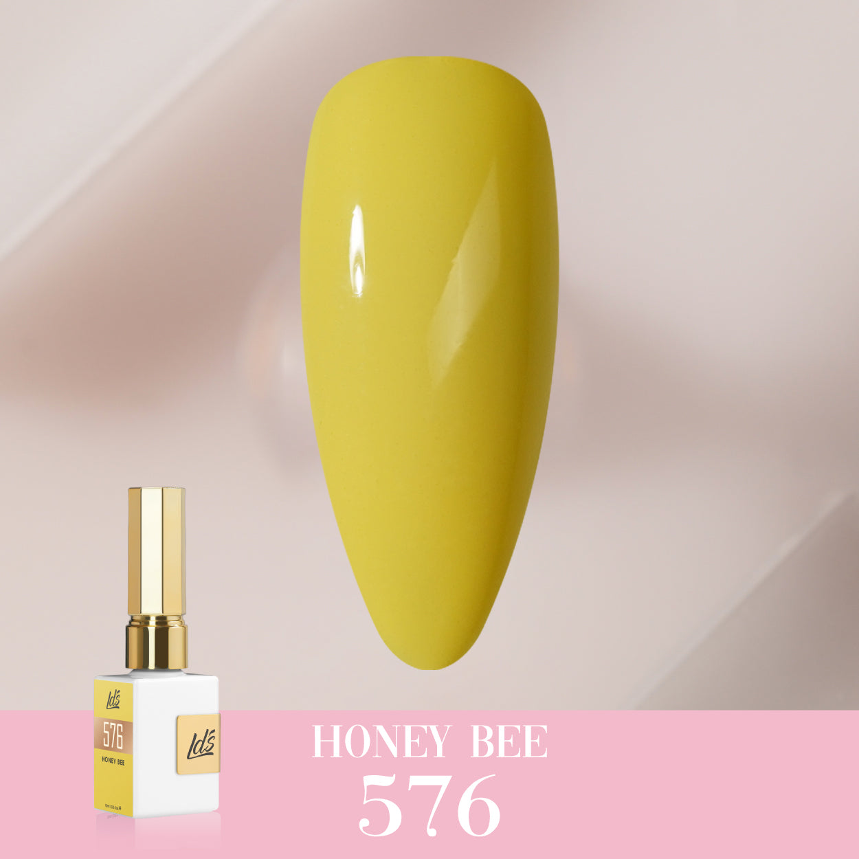 LDS Color Craze Collection - 576 Honey Bee - Gel Polish 0.5oz