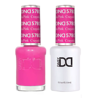 DND Gel Nail Polish - 578 Crayola Pink