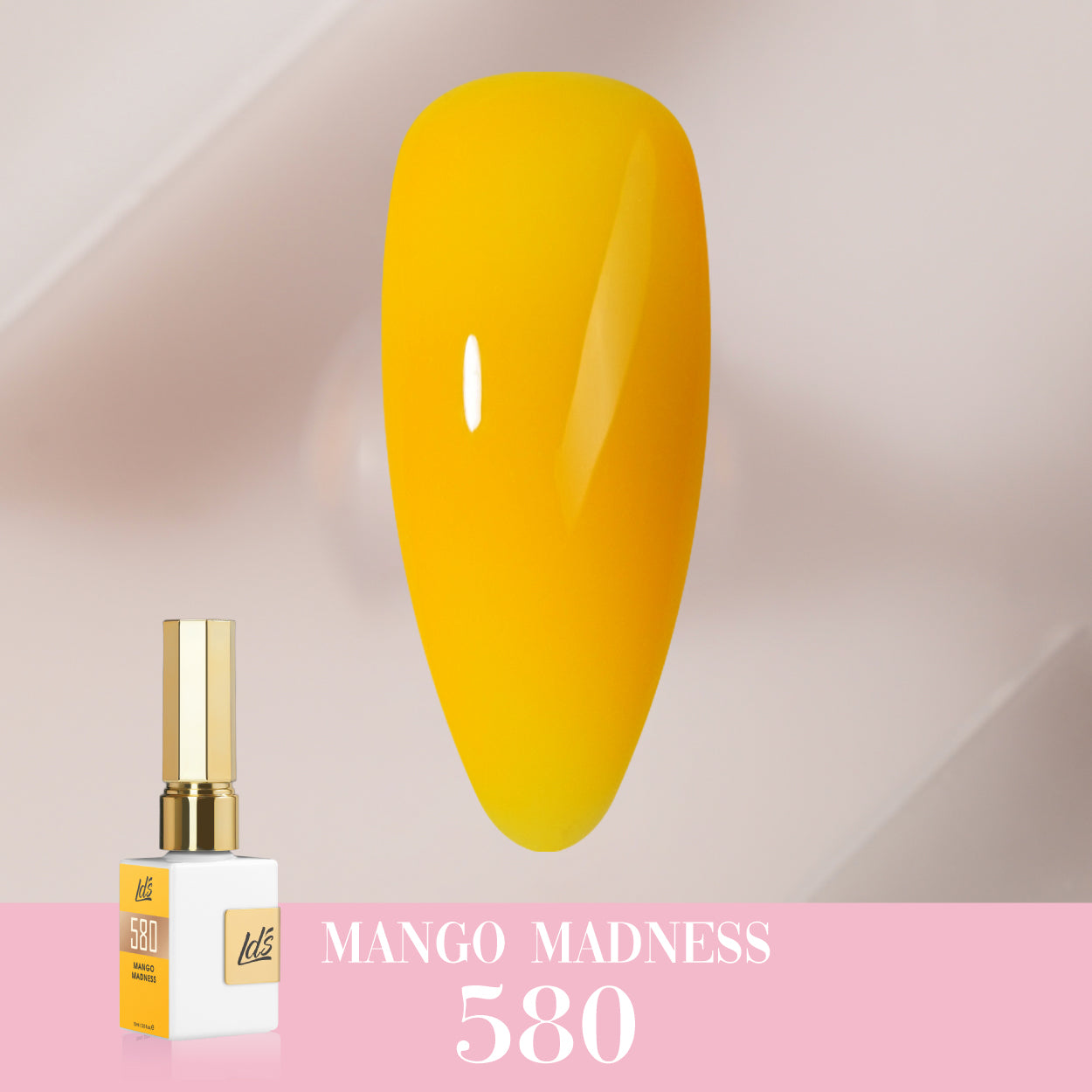 LDS Color Craze Collection - 580 Mango Madness - Gel Polish 0.5oz