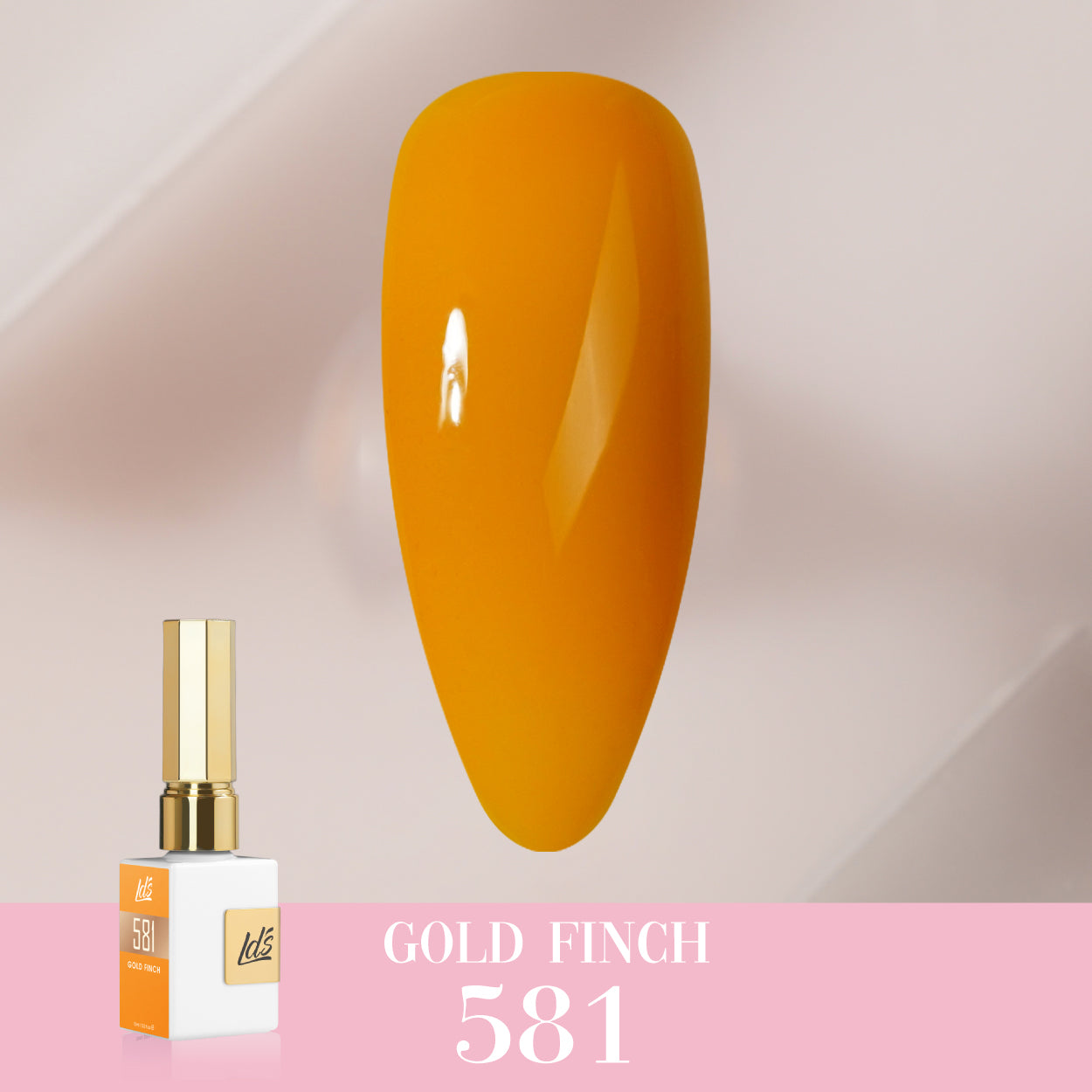 LDS Color Craze Collection - 581 Gold Finch - Gel Polish 0.5oz