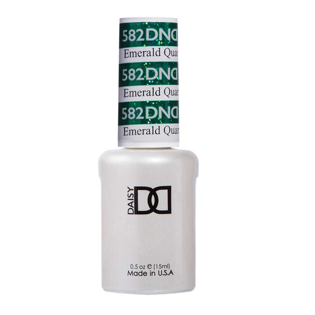 DND Gel Nail Polish Duo - 582 Green Colors - Emerald Quartz