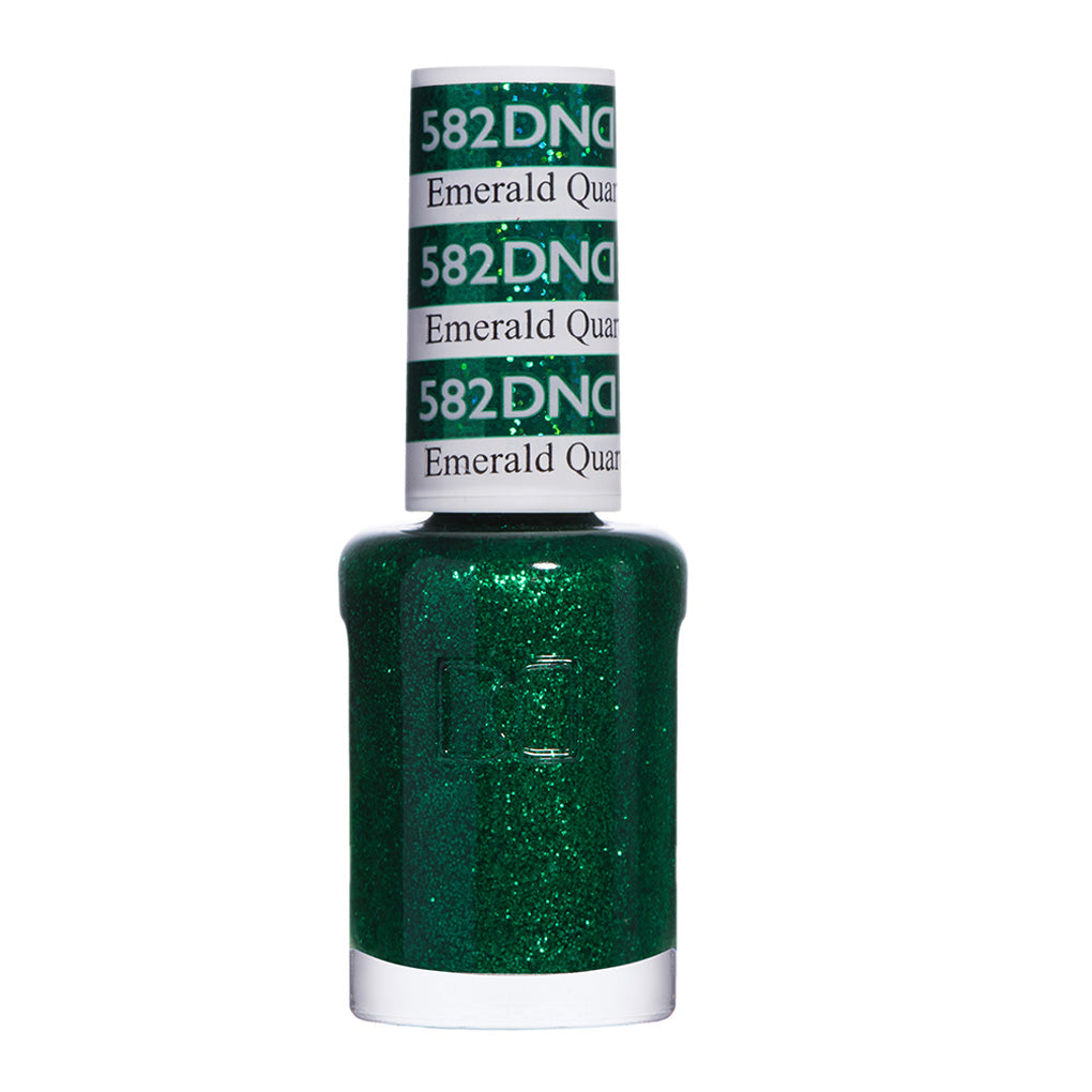 DND Gel Nail Polish Duo - 582 Green Colors - Emerald Quartz