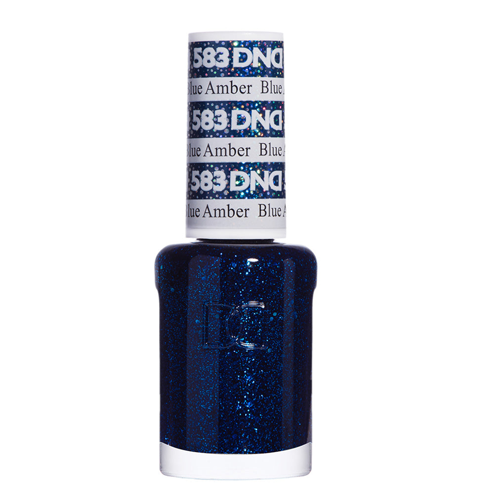 DND Gel Nail Polish Duo - 583 Blue Colors - Blue Amber