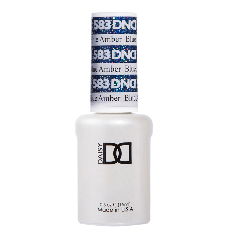 DND Gel Nail Polish Duo - 583 Blue Colors - Blue Amber