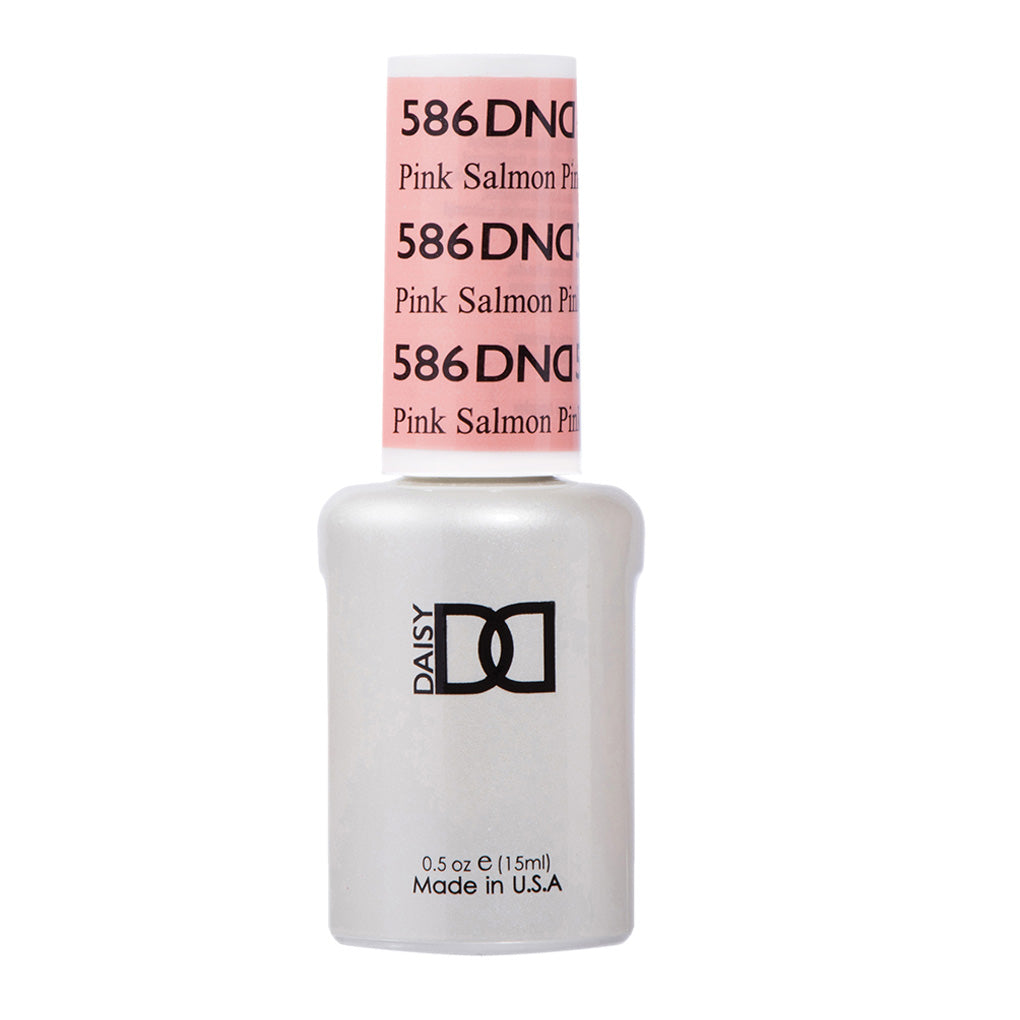 DND Gel Nail Polish Duo - 586 Neutral Colors - Pink Salmon