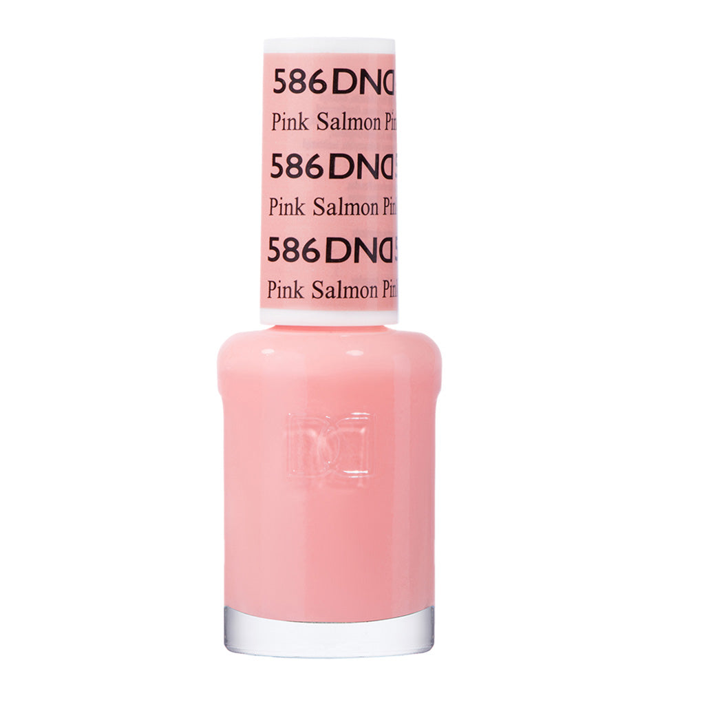 DND Gel Nail Polish Duo - 586 Neutral Colors - Pink Salmon