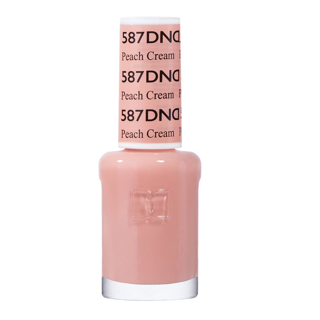 DND Gel Nail Polish Duo - 587 Neutral Colors - Peach Cream