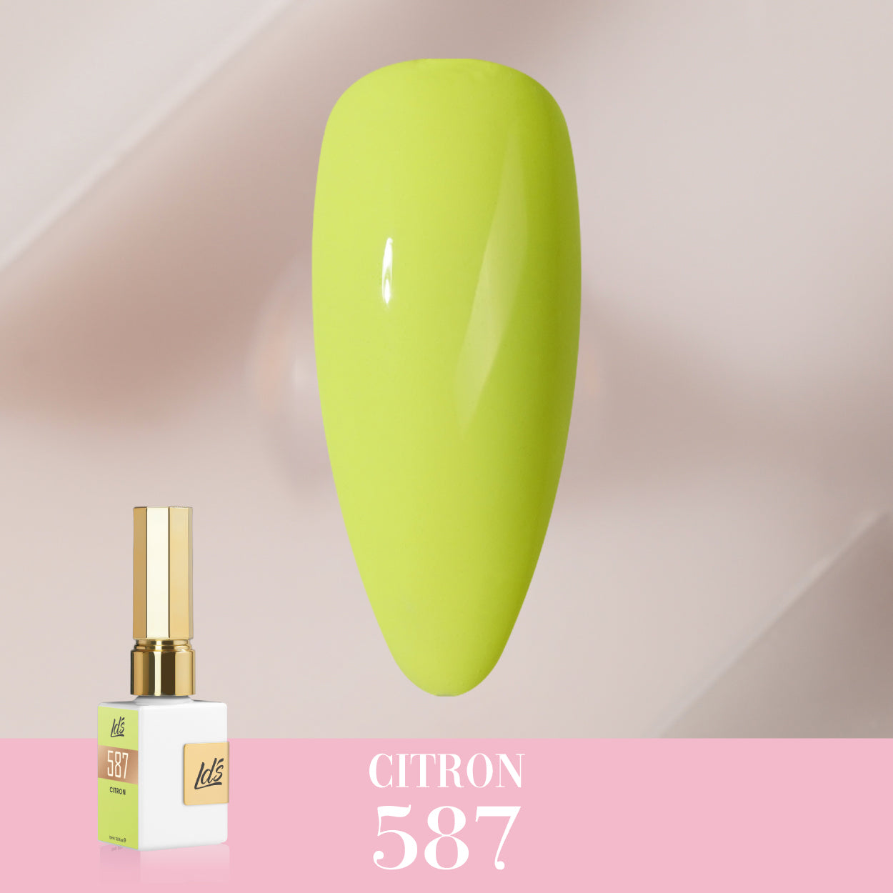 LDS Color Craze Collection - 587 Citron - Gel Polish 0.5oz