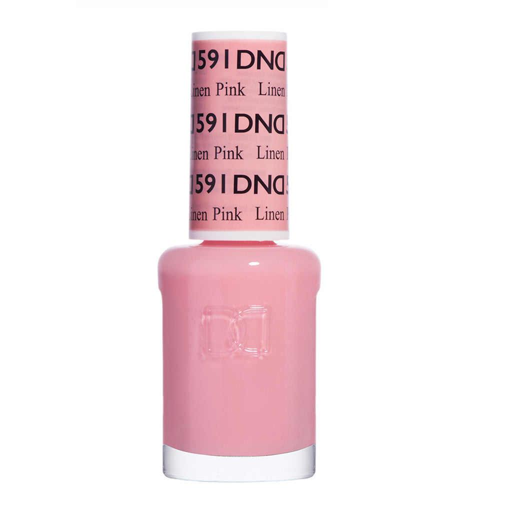 DND Gel Nail Polish Duo - 591 Pink Colors - Linen Pink