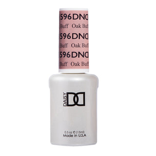 DND Gel Nail Polish Duo - 596 Brown Colors - Oak Buff