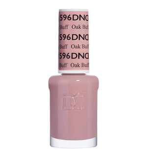 DND Gel Nail Polish Duo - 596 Brown Colors - Oak Buff
