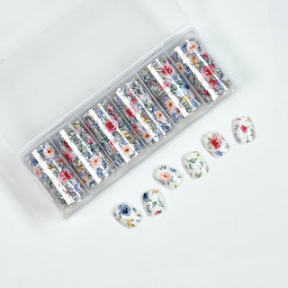 Nail Transfer Foil - Floral Print - LS102