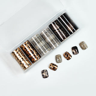 Nail Transfer Foil - Cheetah & Snake Print - LS104