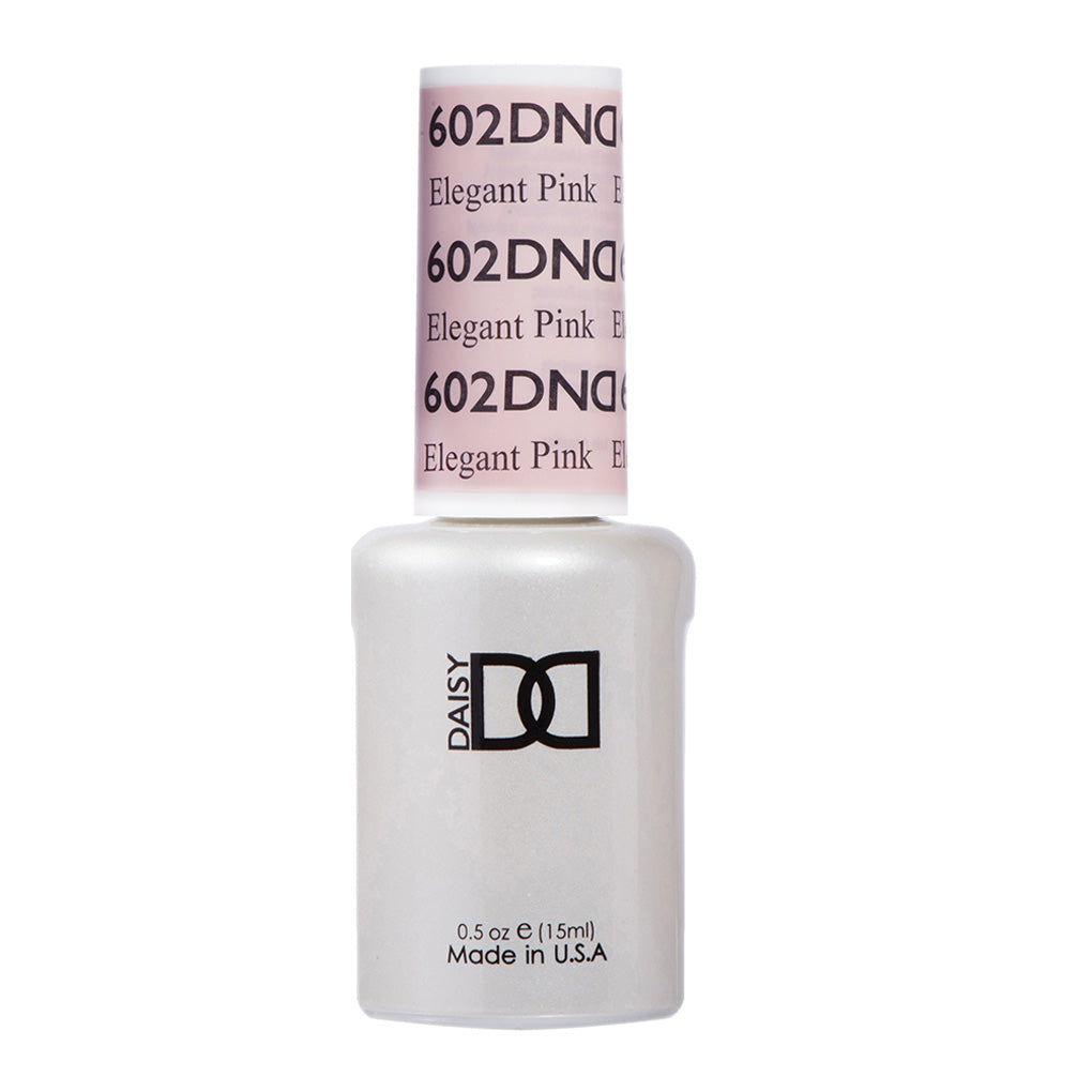 DND Gel Nail Polish Duo - 602 Neutral Colors - Elegant Pink