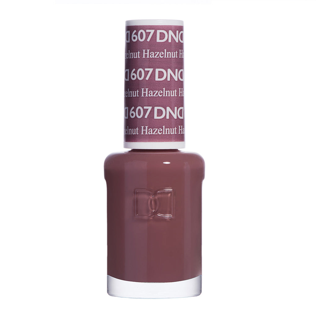 DND Gel Nail Polish Duo - 607 Brown Colors - Hazelnut