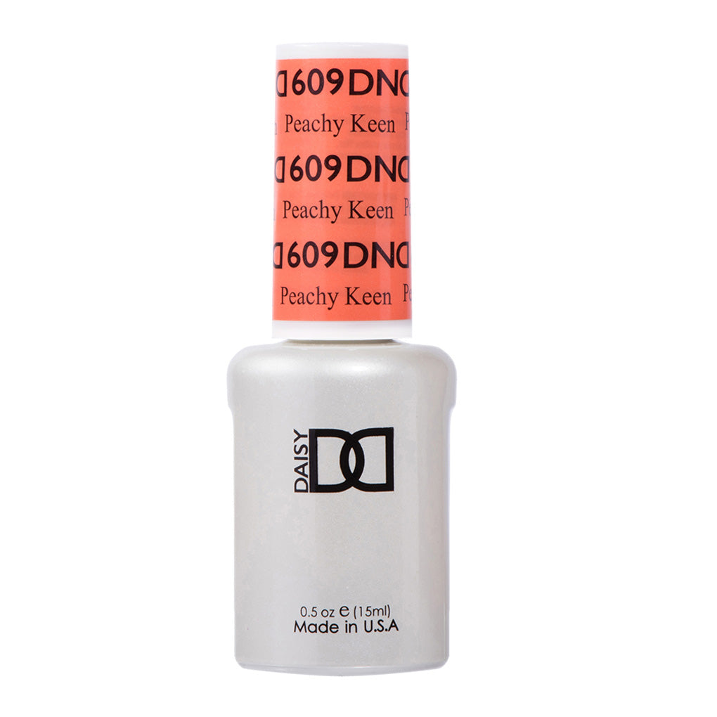 DND Gel Nail Polish Duo - 609 Coral Colors - Peachy Keen