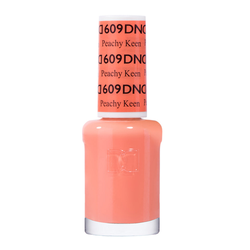 DND Gel Nail Polish Duo - 609 Coral Colors - Peachy Keen