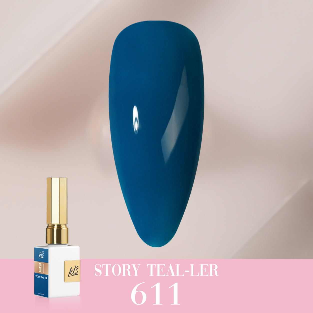 LDS Color Craze Collection - 611 Story Teal-ler - Gel Polish 0.5oz