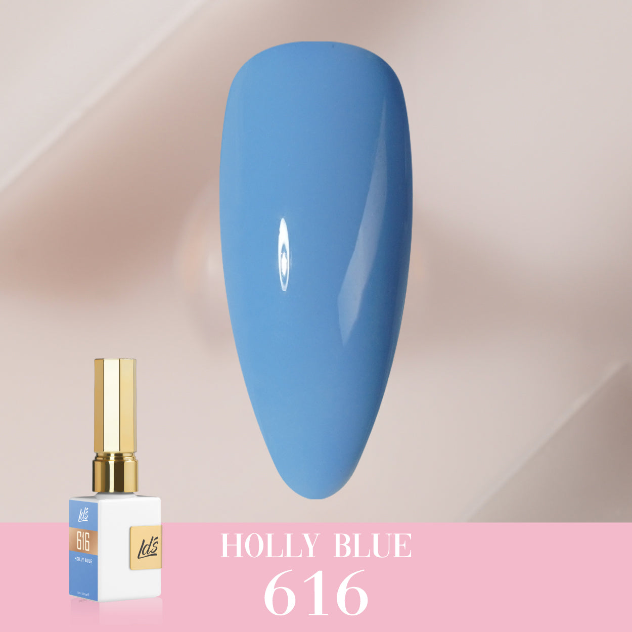 LDS Color Craze Collection - 616 Holly Blue - Gel Polish 0.5oz