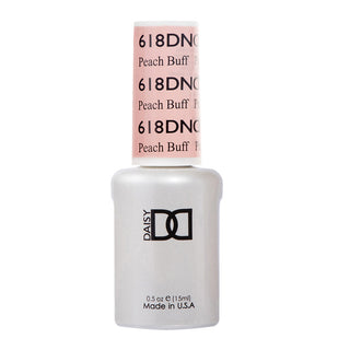 DND Gel Nail Polish Duo - 618 Beige Colors - Peach Buff