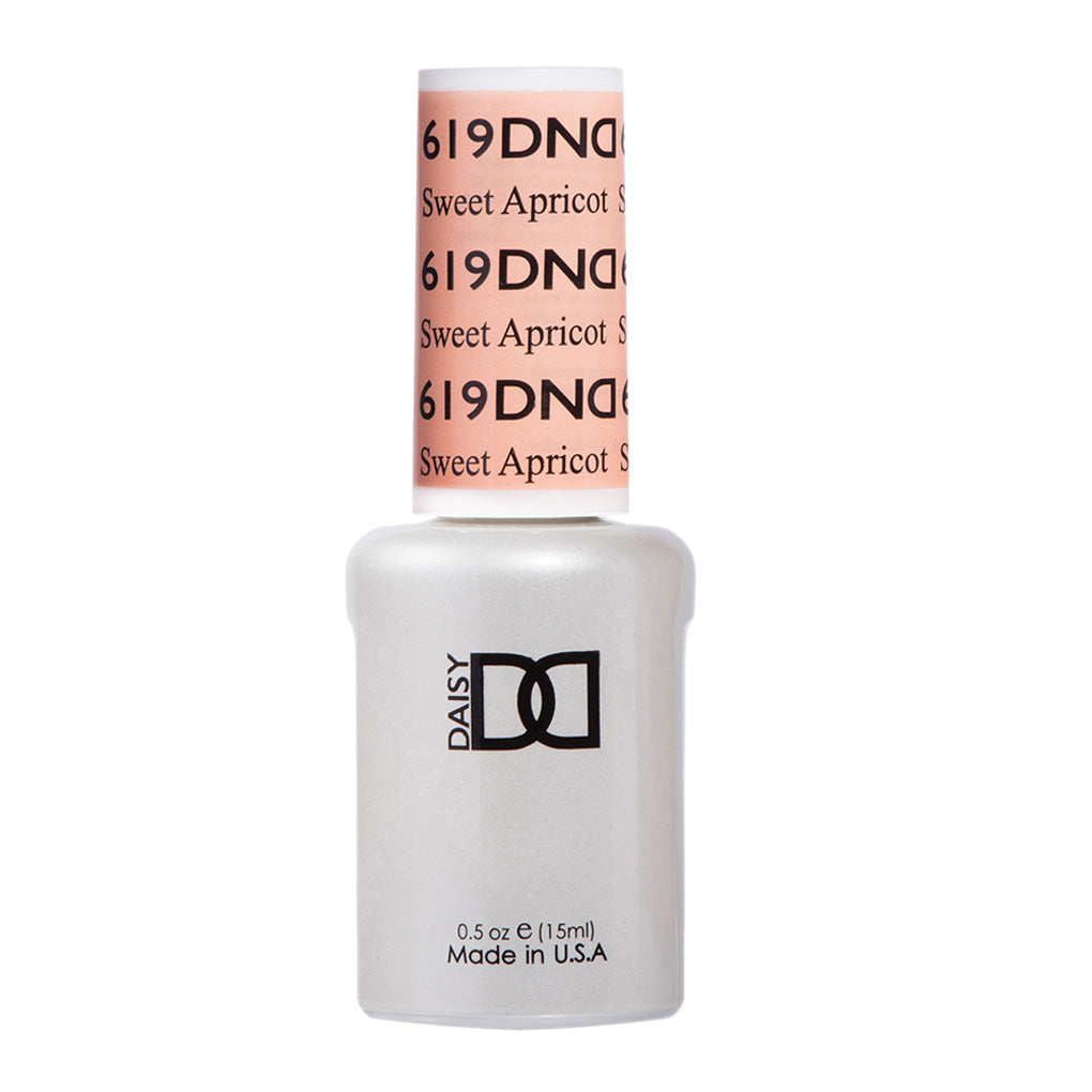 DND Gel Nail Polish Duo - 619 Beige Colors - Sweet Apricot