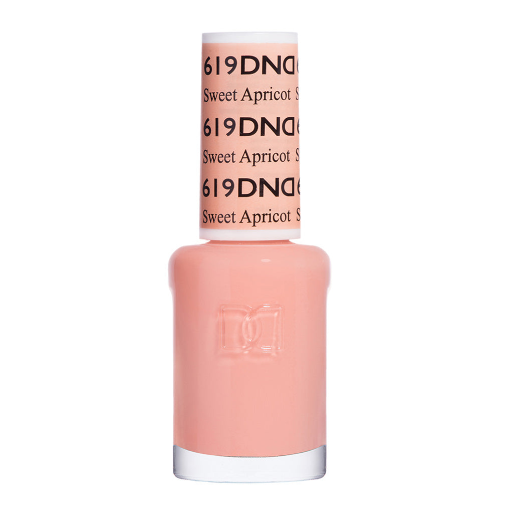 DND Gel Nail Polish Duo - 619 Beige Colors - Sweet Apricot