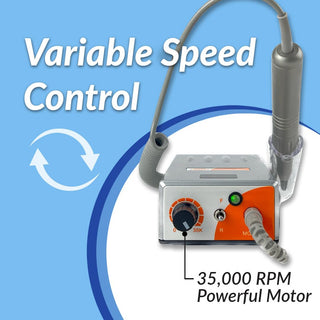 Medicool Rechargable Pro Power 35k Professional Electric File - Silver