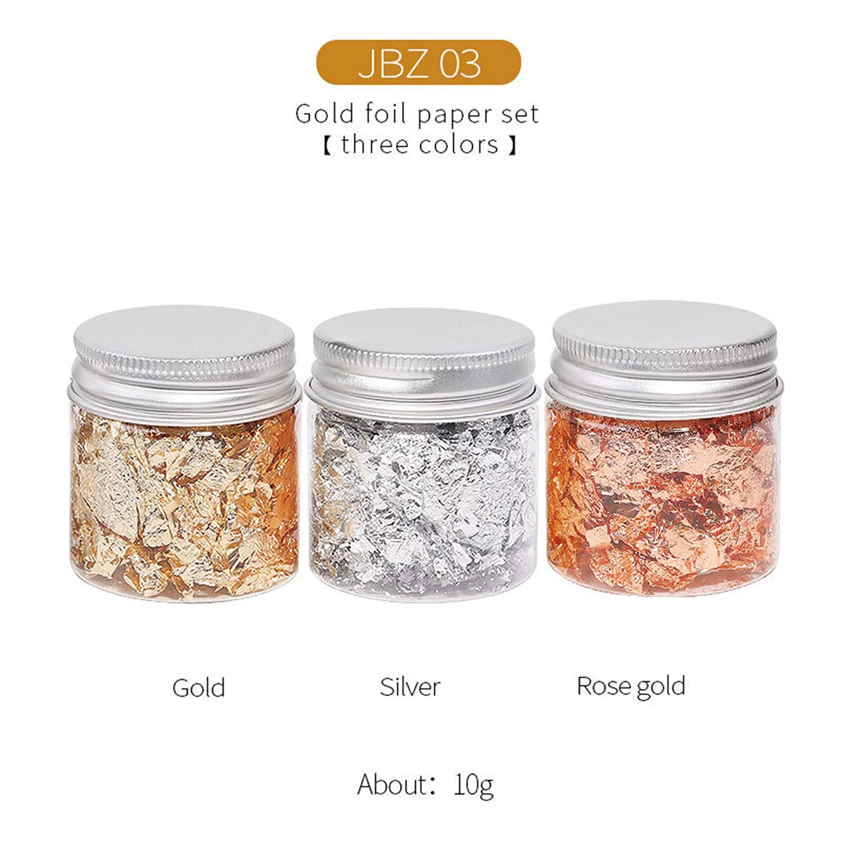 3 Jars of Foil Set - JBZ03 - 10g
