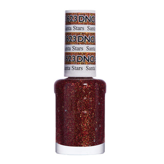 DND Gel Nail Polish Duo - 623 Glitter Colors - Santa Stars