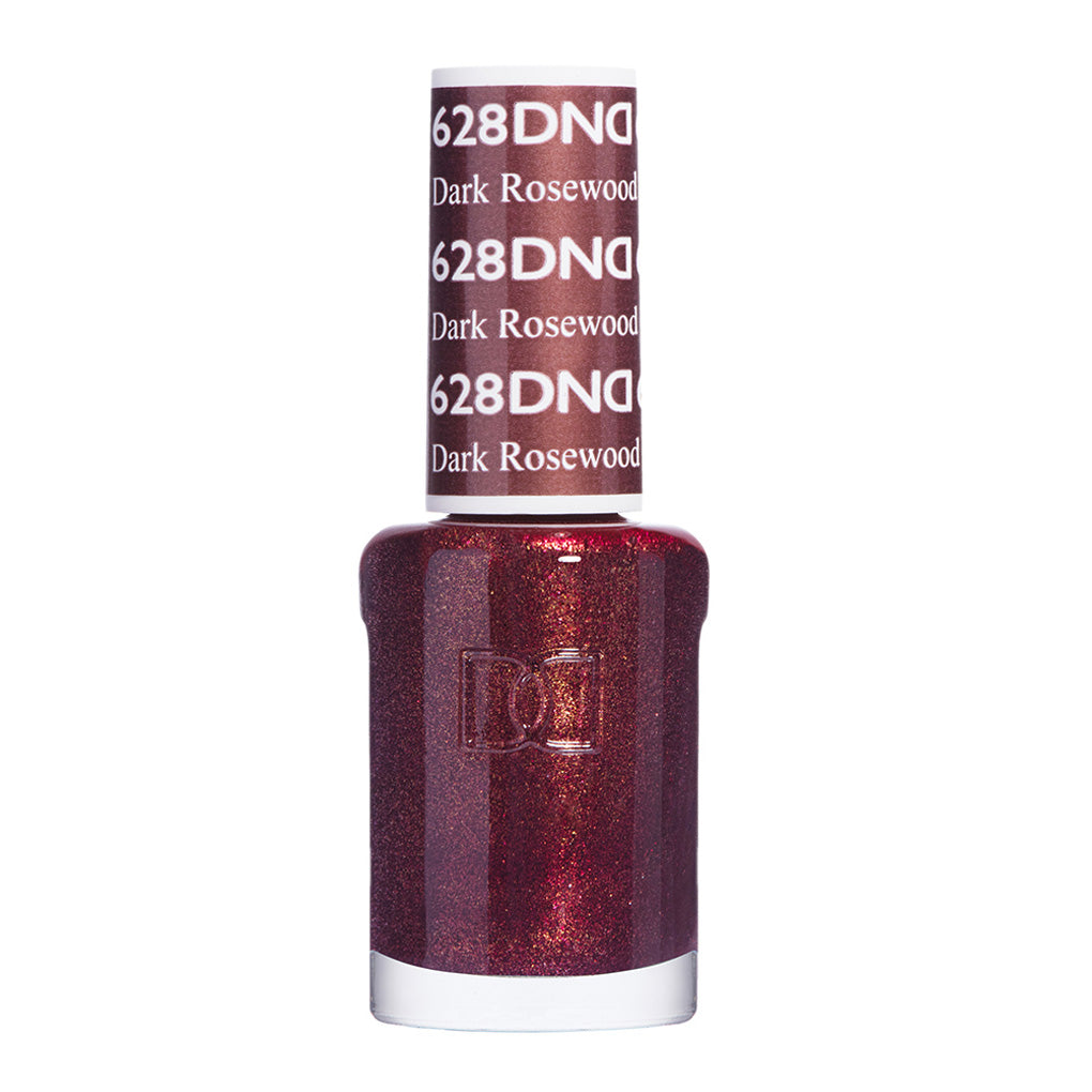 DND Gel Nail Polish Duo - 628 Brown Colors - Dark Rosewood