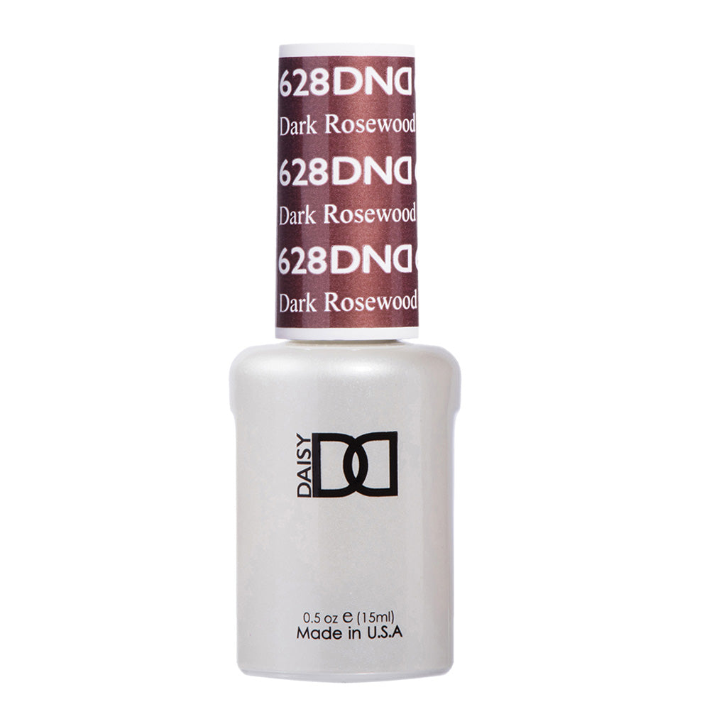 DND Gel Nail Polish Duo - 628 Brown Colors - Dark Rosewood