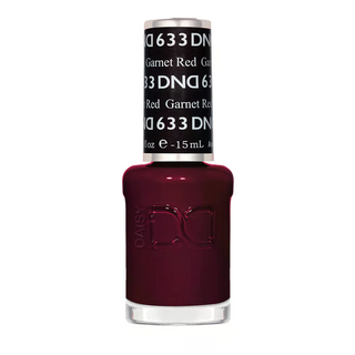 DND Nail Lacquer - 633 Garnet Red