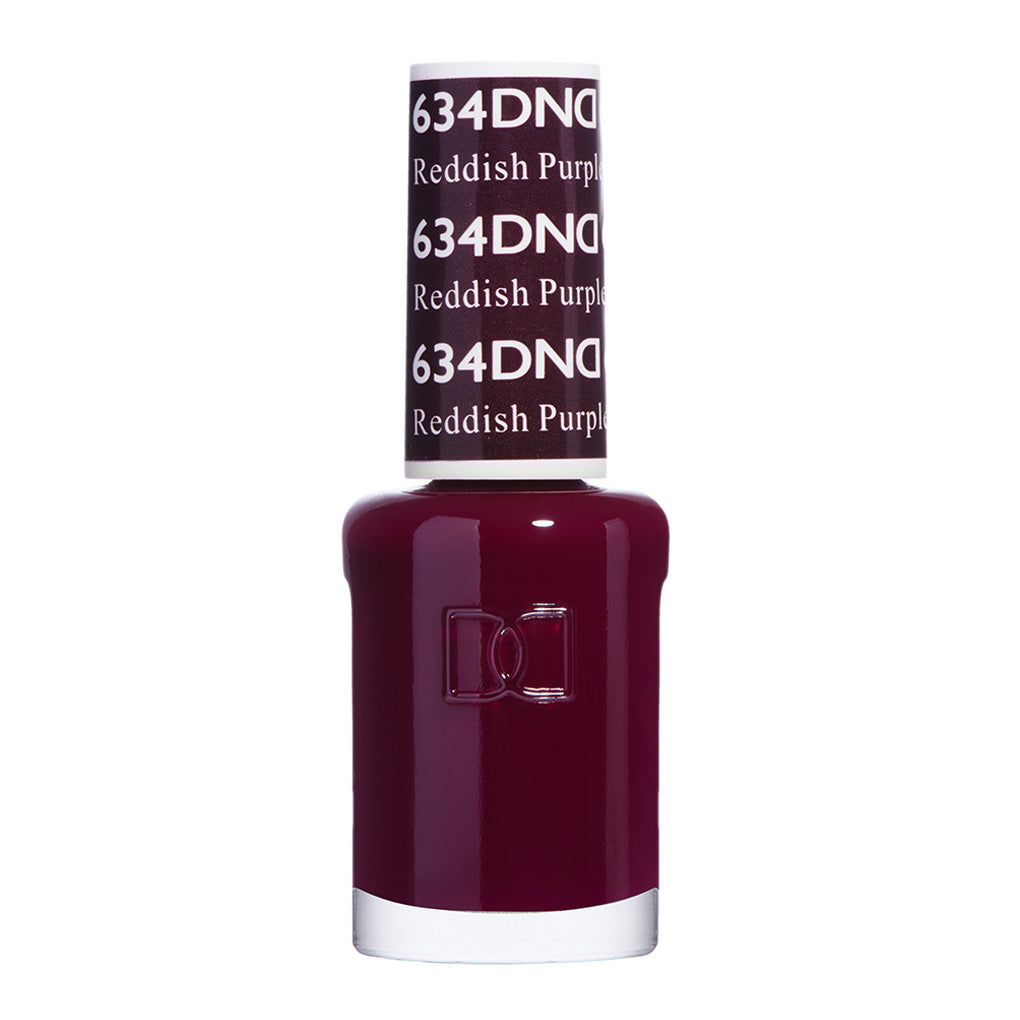 DND Gel Nail Polish Duo - 633 Brown Colors - Garnet Red